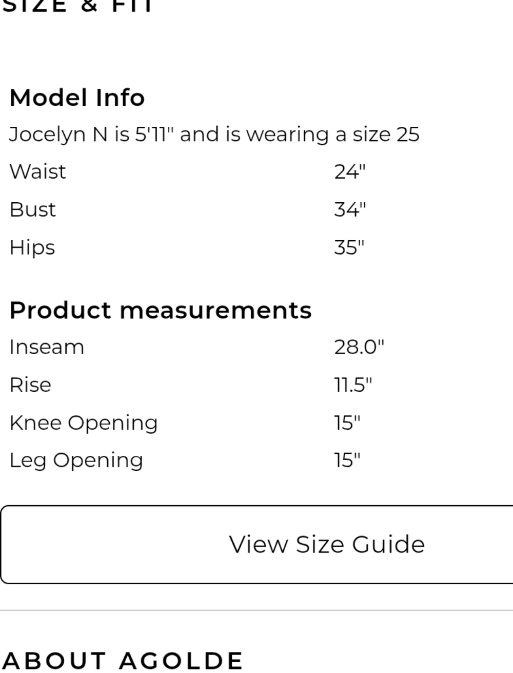 Agolde Pinch Waist High Rise Kick, Riptide - Picture 9 of 9